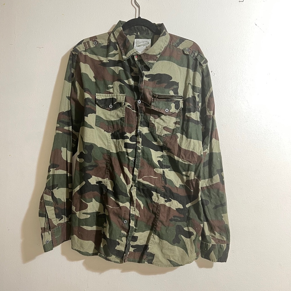 Men’s Camo Casual Shirt